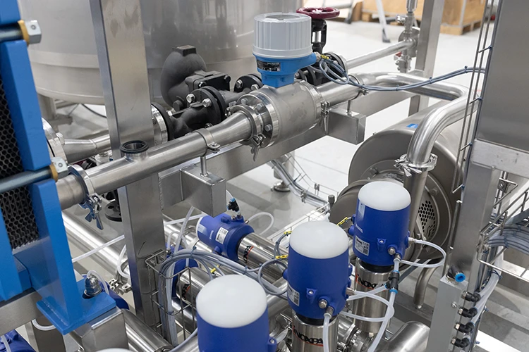 Usine automatisée pour la production de sauces