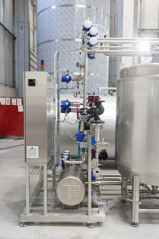 Usine automatisée pour la production de sauces