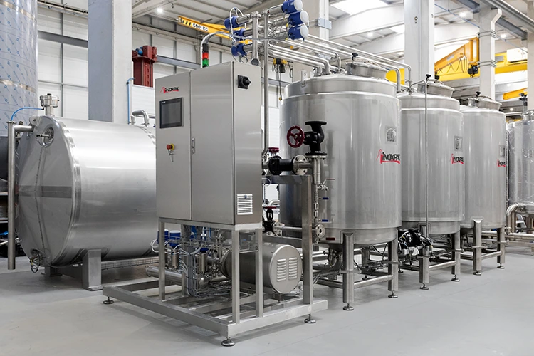 Usine automatisée pour la production de sauces