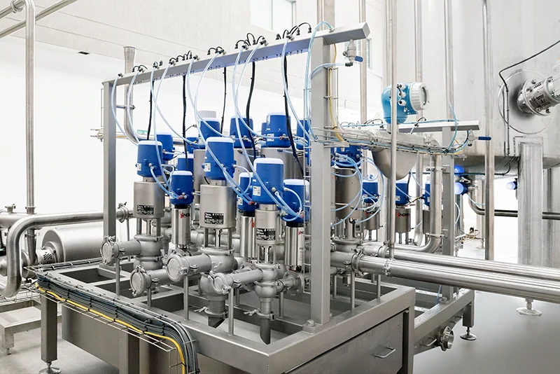 Soft drinks production plant