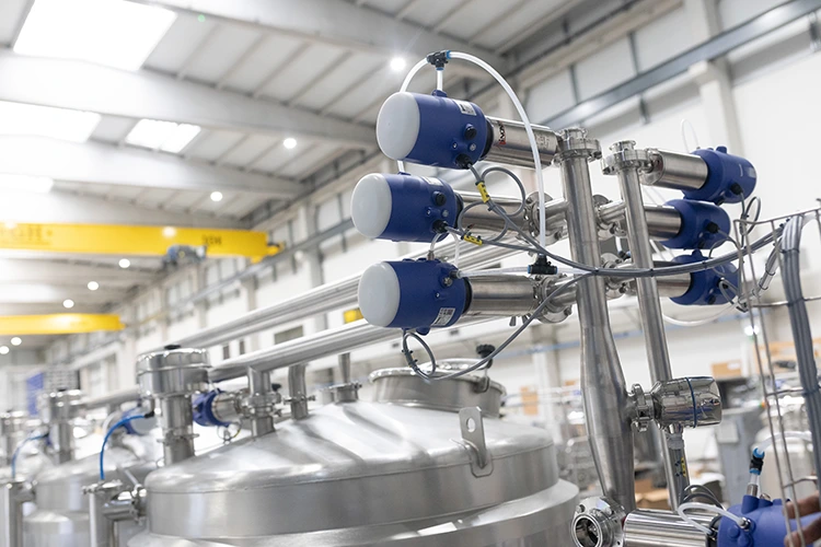 Usine automatisée pour la production de sauces