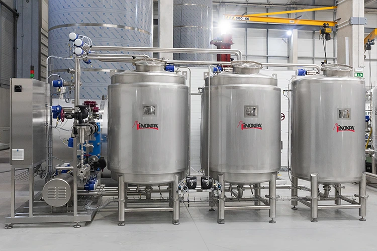 Usine automatisée pour la production de sauces