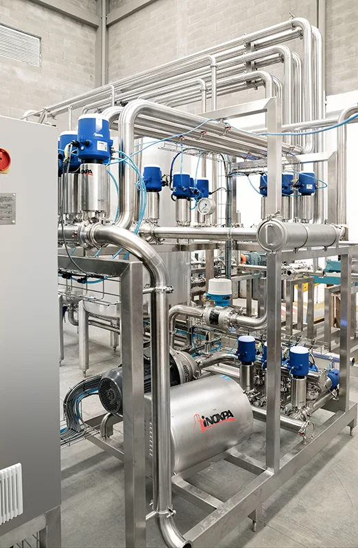 Soft drinks production plant