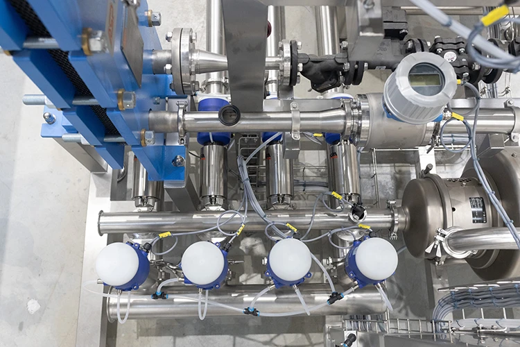 Usine automatisée pour la production de sauces
