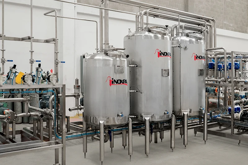 Soft drinks production plant