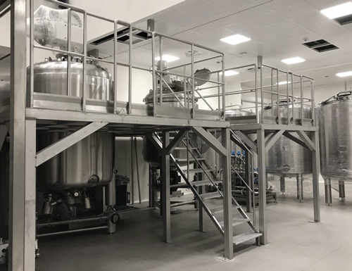New production line for gel, shampoo and cream 