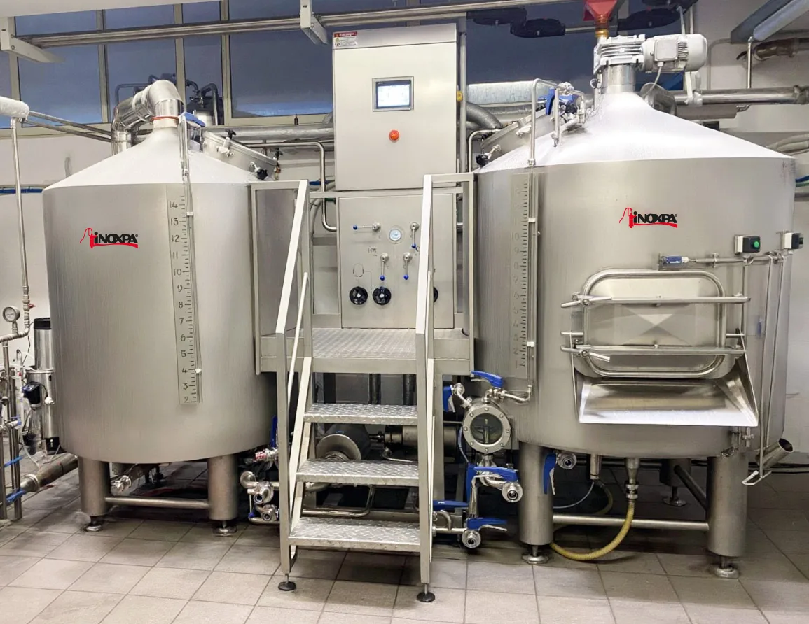 Automated brewing plant