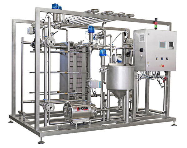 Automated pasteurizers for liquid candy