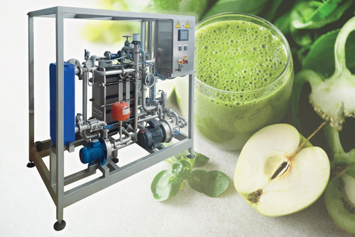 Pasteuriser for juice production