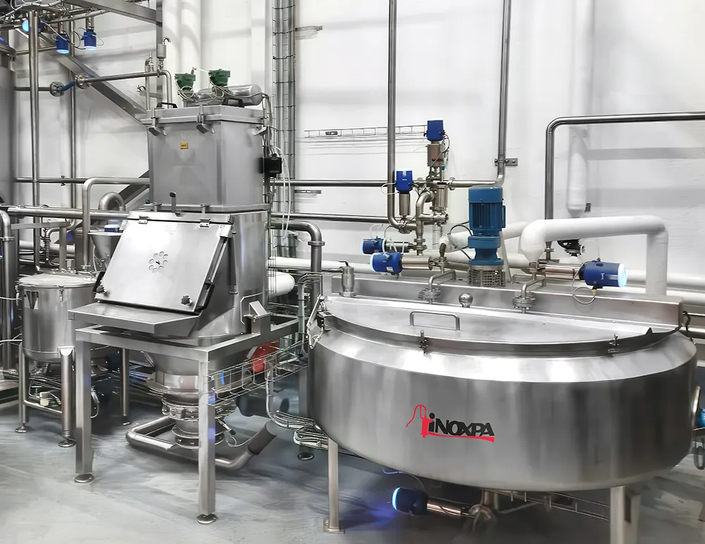 Production of toppings and syrups for ice cream