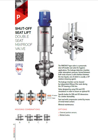 INNOVA SEAT VALVES - NEW CATALOGUE